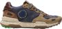 Satorisan Chacrona Premium Casual Sneakers Mannen Vintage Leer Sneakers Kleur Navy - Thumbnail 1