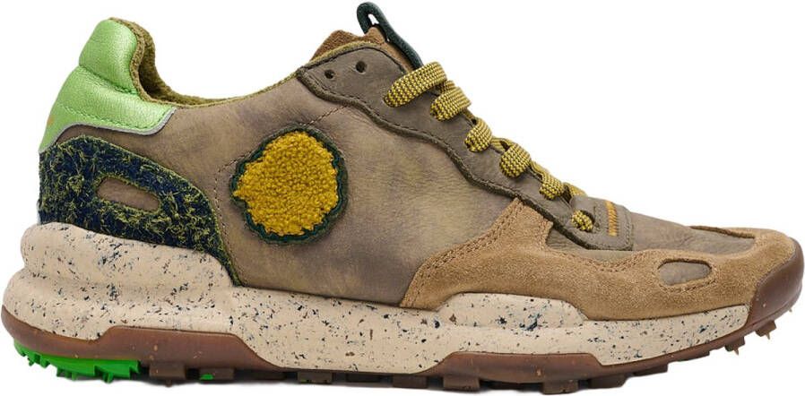 Satorisan Chacrona Premium Casual Sneakers Mannen Vintage Leer Sneakers Kleur Desert
