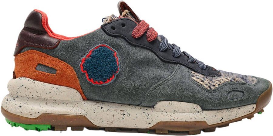 Satorisan Chacrona Suede Casual Sneakers Mannen Vintage Leer Sneakers Kleur Boucle Black