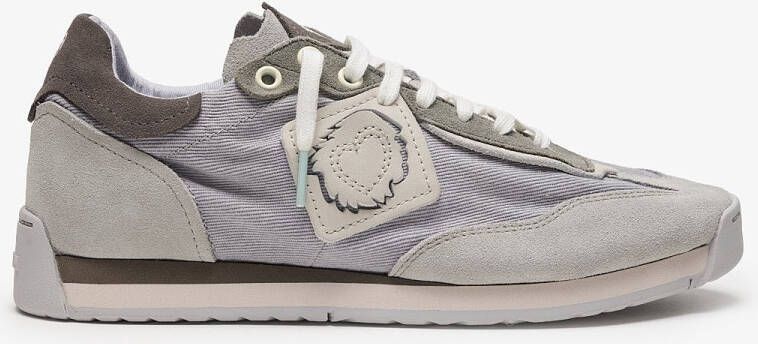 Satorisan Ensō Gaia Casual Sneakers Unisex Vintage Leer en textiel Sneakers Kleur Enlightened Grey