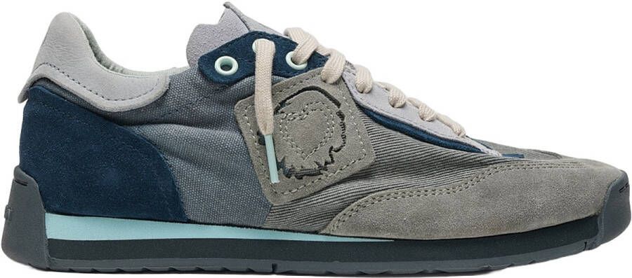 Satorisan Ensō Gaia Casual Sneakers Unisex Vintage Leer en textiel Sneakers Kleur Melancholic Grey