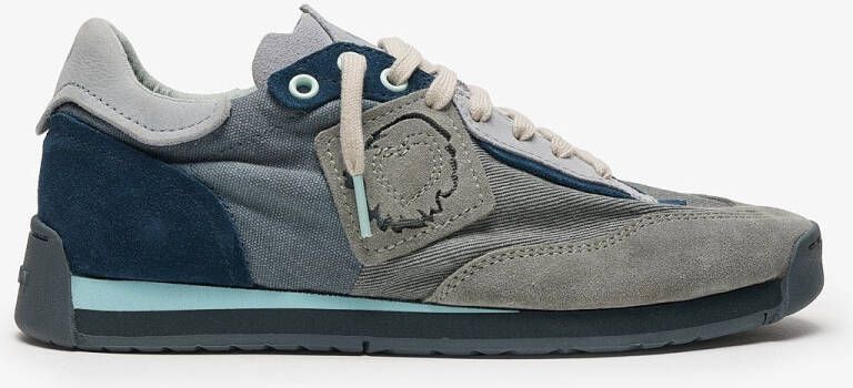 Satorisan Ensō Gaia Casual Sneakers Unisex Vintage Leer en textiel Sneakers Kleur Melancholic Grey