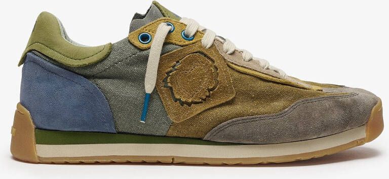 Satorisan Ensō Gaia Casual Sneakers Unisex Vintage Leer en textiel Sneakers Kleur Rare Earth