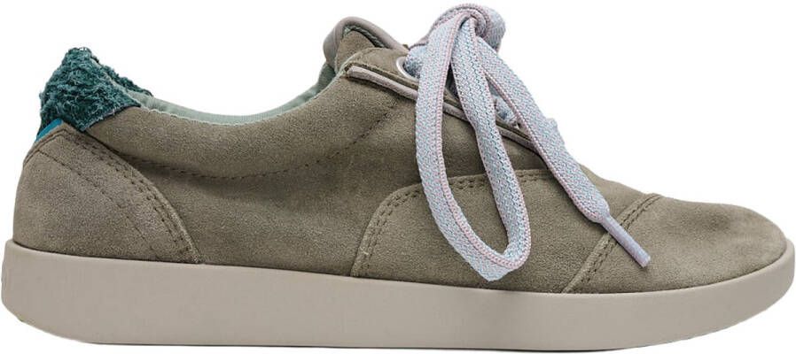 Satorisan Hatko Suede Casual Sneakers Mannen Vintage Leer Sneakers Kleur Elephant