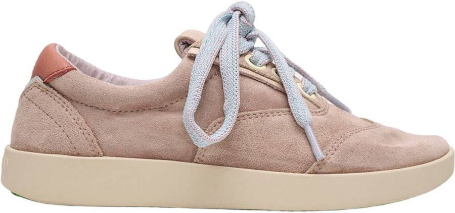 Satorisan Hatko Suede Casual Sneakers Vrouwen Vintage Leer Sneakers Kleur Nomad Beige