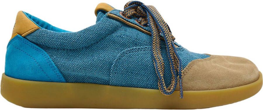 Satorisan Hatko Vintage Casual Sneakers Mannen Vintage Leer en linnen Sneakers Kleur Summer Navy
