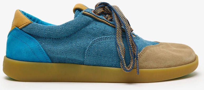 Satorisan Hatko Vintage Casual Sneakers Mannen Vintage Leer en linnen Sneakers Kleur Summer Navy