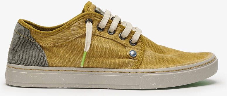 Satorisan Heisei Gaia Terra.2 Casual Sneakers Unisex Vintage Textiel Sneakers Kleur Psychadelic khaki