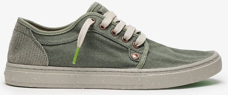 Satorisan Heisei Gaia Terra.2 Casual Sneakers Unisex Vintage Textiel Sneakers Kleur Wild grass