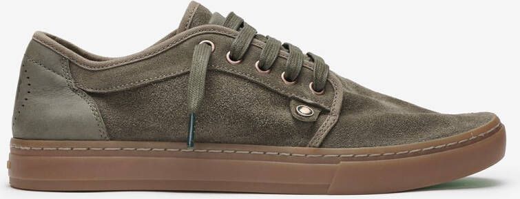 Satorisan Heisei Suede Casual Sneakers Unisex Vintage Leer Sneakers Kleur Deep Khaki Gr