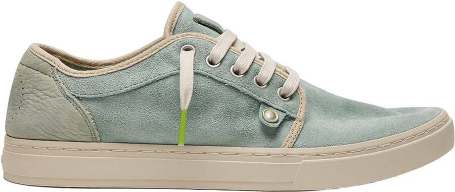 Satorisan Heisei Suede Casual Sneakers Unisex Vintage Leer Sneakers Kleur Milky Jade