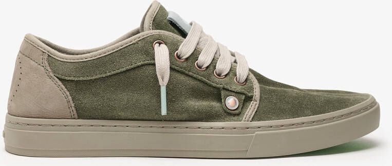 Satorisan Heisei Suede Casual Sneakers Unisex Vintage Leer Sneakers Kleur Rush Green