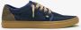 Satorisan Heisei Suede Casual Sneakers Unisex Vintage Leer Sneakers Kleur Navy - Thumbnail 1