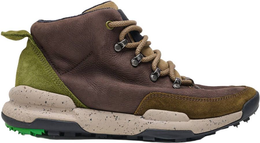 Satorisan Kiso Premium Enkel Laarzen Unisex Vintage Leer Laarzen Kleur Dark Brown Green