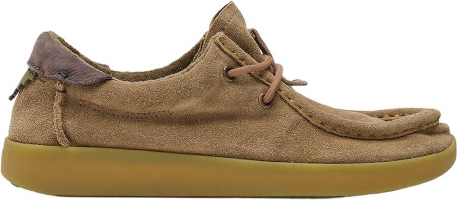 Satorisan Kwahu Winter Suede Wallaby Moccasin Mannen Leer Moccasin Kleur Faded Chestnut