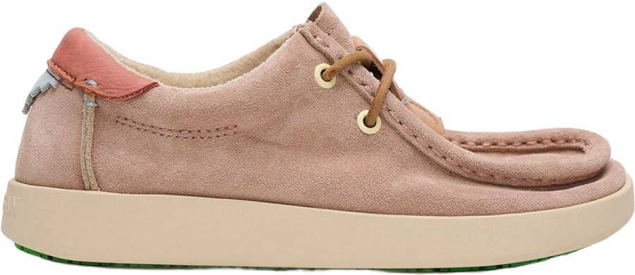 Satorisan Kwahu Winter Suede Wallaby Moccasin Vrouwen Leer Moccasin Kleur Nomad Beige