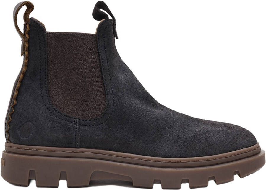 Satorisan Unalome Chelsea Desert Oasis Enkel Laarzen Mannen Vintage Leer Laarzen Kleur Lavagna
