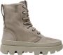 Satorisan Unalome Laces Premium Wool Enkel Laarzen Vrouwen Vintage Leer Laarzen Kleur Adventure Grey - Thumbnail 1
