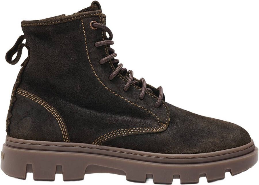 Satorisan Unalome Ziplacer Desert Oasis Enkel Laarzen Mannen Vintage Leer Laarzen Kleur Laurel