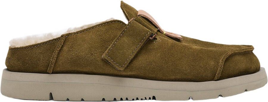 Satorisan Uwabaki Clog Suede Klomp Unisex Leer Klomp Kleur Thunderbolt