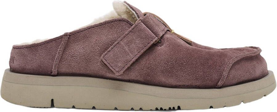 Satorisan Uwabaki Clog Suede Klomp Vrouwen Leer Klomp Kleur Jena