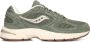 Saucony Grid Jazz 9 Sneakers Leer Heren Groen - Thumbnail 1
