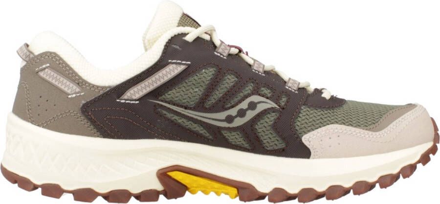 SAUCONY Lage Sneakers Heren Grid Peak M Maat: 41 Materiaal: Mesh Kleur: Groen