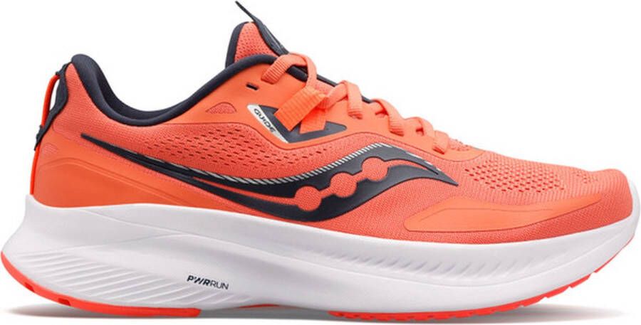 Saucony Guide 15 Dames Sportschoenen Hardlopen Weg oranje rood