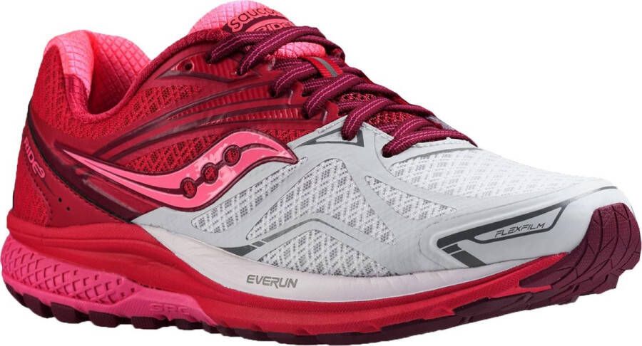 Saucony Hardloopschoenen Vrouwen wit rood roze