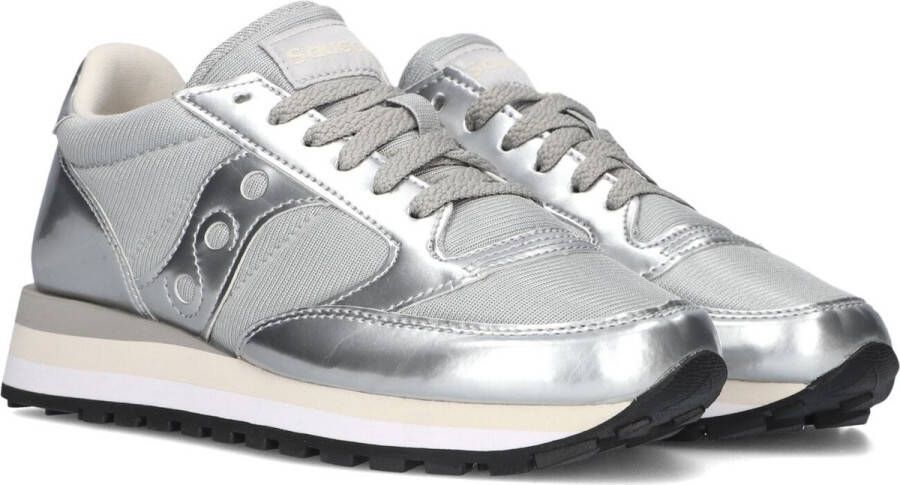 Saucony Sportieve Zilveren Sneakers met Rubberen Zool Gray Dames