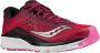 Saucony Kinvara 8 hardloopschoenen Dames Hardloopschoenen Vrouwen rood roze zilver zwart - Thumbnail 1