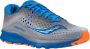 Saucony Kinvara 8 hardloopschoenen Heren Hardloopschoenen Mannen grijs blauw oranje - Thumbnail 1