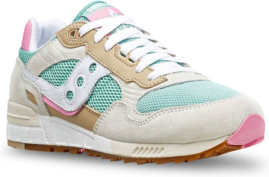 Saucony Modieuze Sneakers Met Bovenwerk Van Stof En Suede