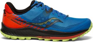 Saucony Peregrine 11 Heren Sportschoenen oranje blauw