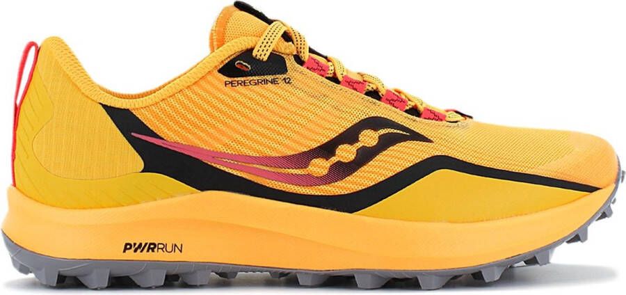 Saucony Peregrine 12 Dames Sportschoenen Hardlopen Trail geel zwart - Foto 2
