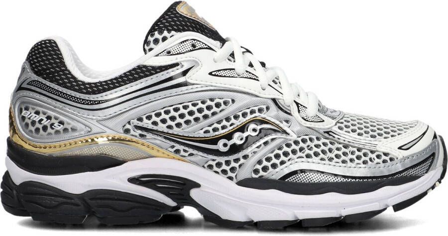 Saucony Progrid Omni 9 Sneakers Leatherlook Dames Zilverkleurig