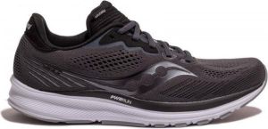 Saucony Ride 14 Sportschoenen Mannen zwart grijs