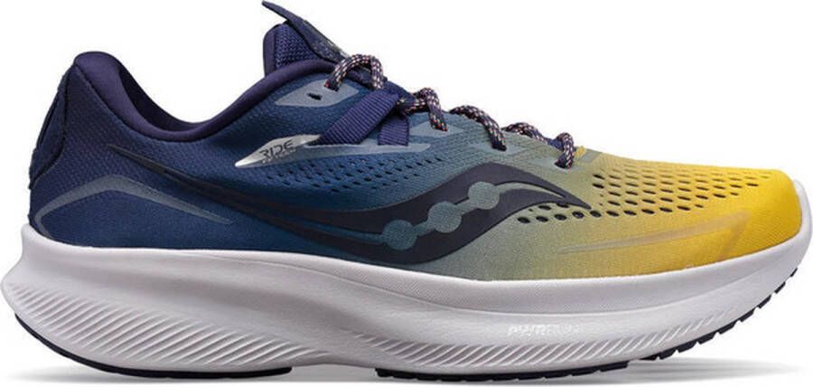 Saucony Ride 15 Heren Sportschoenen Hardlopen Weg zwart geel