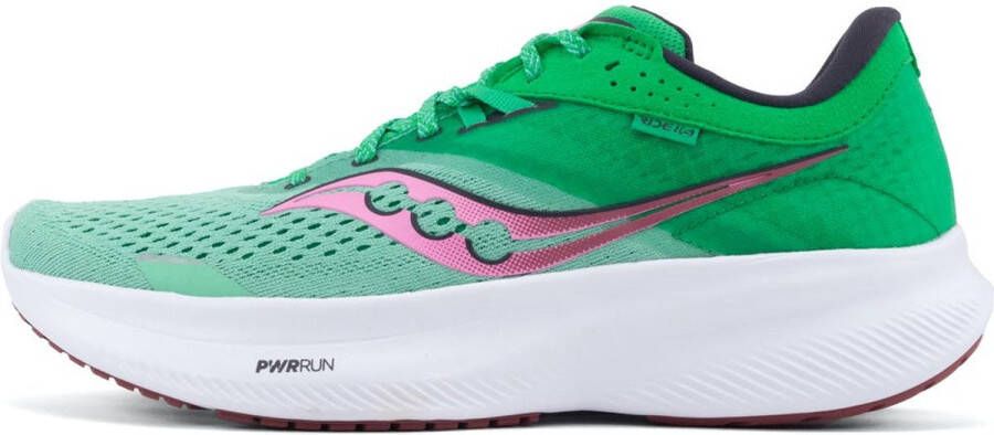 Saucony Ride 16 Hardloopschoenen Groen 1 2 Vrouw