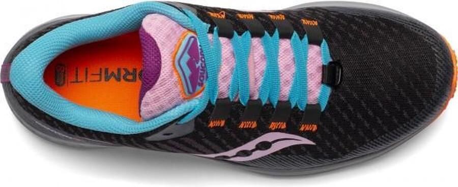 Saucony Canyon TR Dames Sportschoenen zwart oranje - Foto 6
