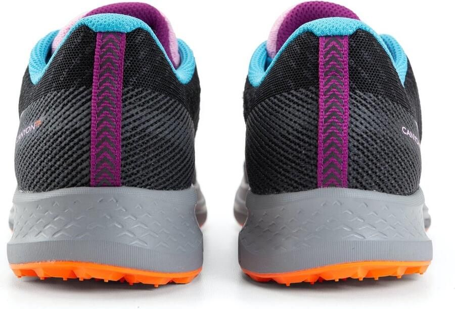 Saucony Canyon TR Dames Sportschoenen zwart oranje - Foto 3