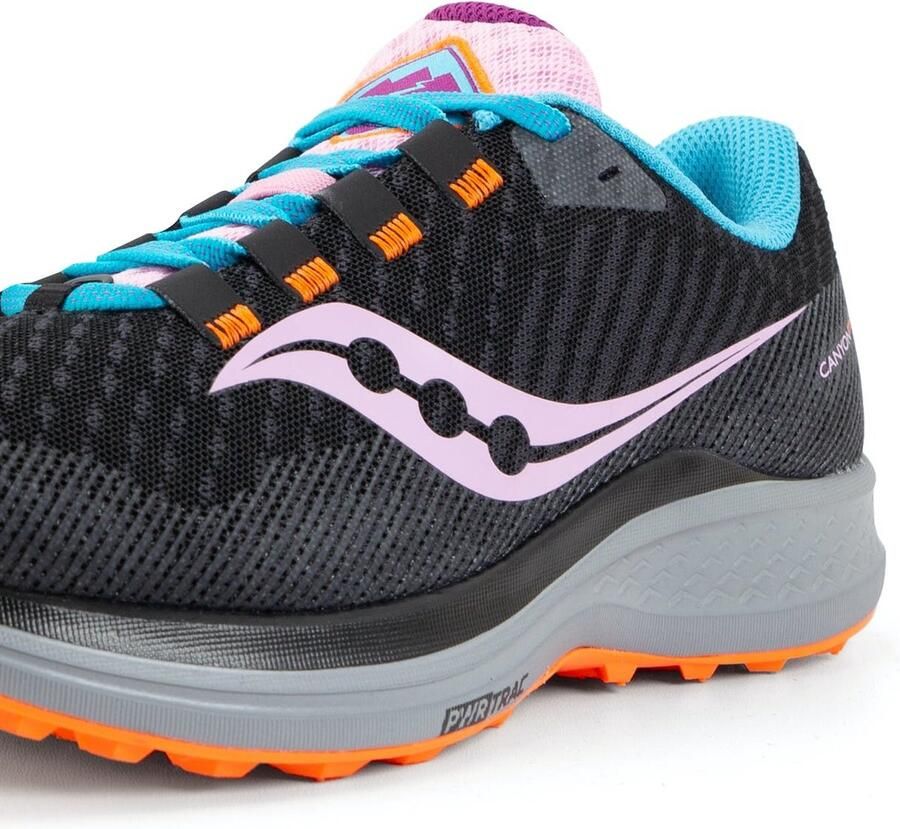 Saucony Canyon TR Dames Sportschoenen zwart oranje - Foto 2