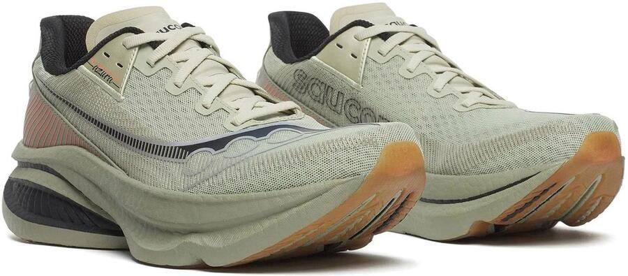 Saucony Endorphin Azura Hardloopschoenen olijfgroen
