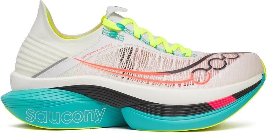 Saucony Endorphin Elite 2 Hardloopschoen WHITE MUTANT
