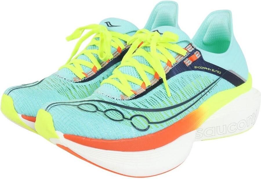 Saucony Endorphin Elite 2 Hardloopschoenen splash fire