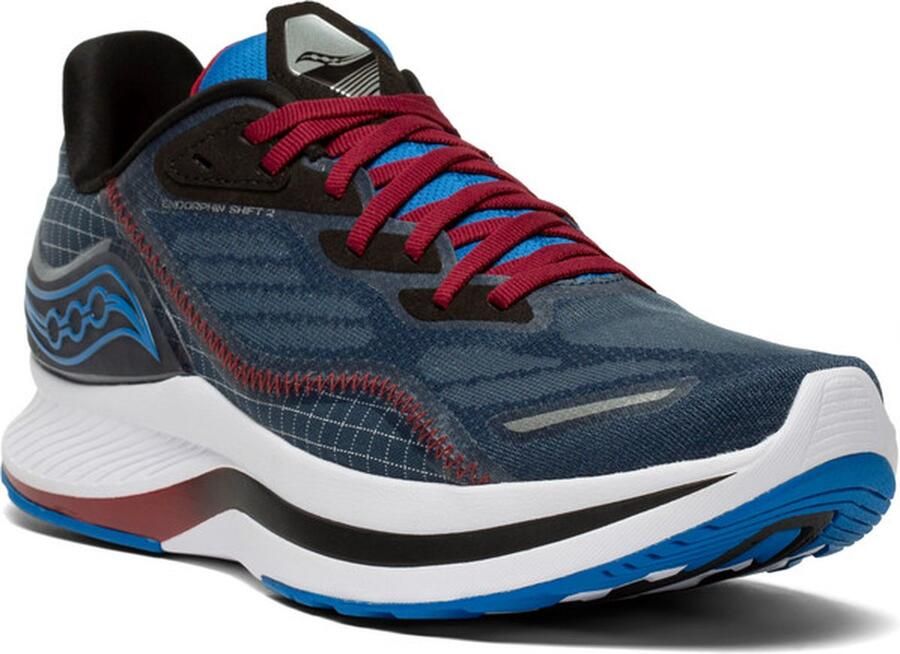 Saucony Endorphin Shift 2 Heren Sportschoenen Hardlopen Trail blauw rood - Foto 3
