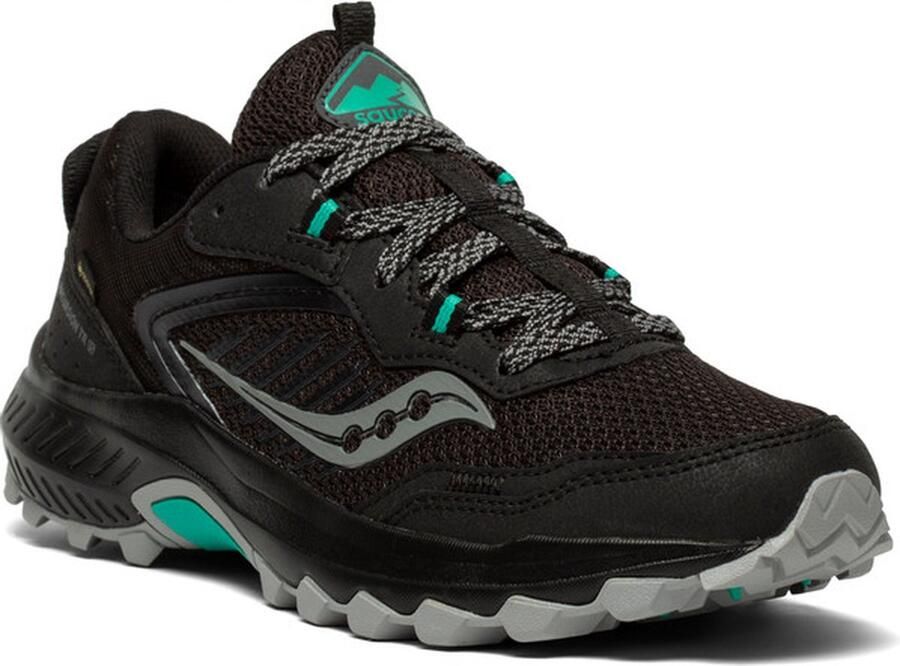 Saucony Excursion TR15 GTX Dames Sportschoenen Hardlopen Trail zwart grijs - Foto 2