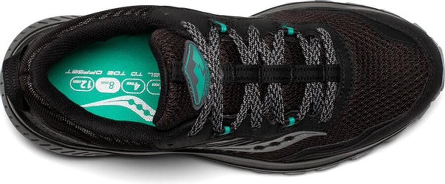 Saucony Excursion TR15 GTX Dames Sportschoenen Hardlopen Trail zwart grijs - Foto 4
