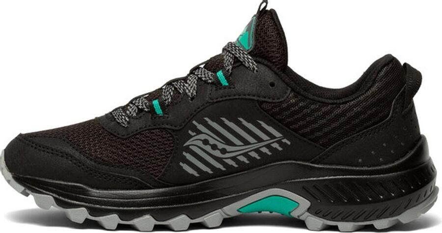 Saucony Excursion TR15 GTX Dames Sportschoenen Hardlopen Trail zwart grijs - Foto 3