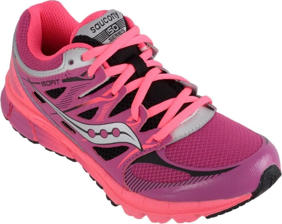 Saucony G Zealot Hardloopschoenen Unisex roze zwart zilver